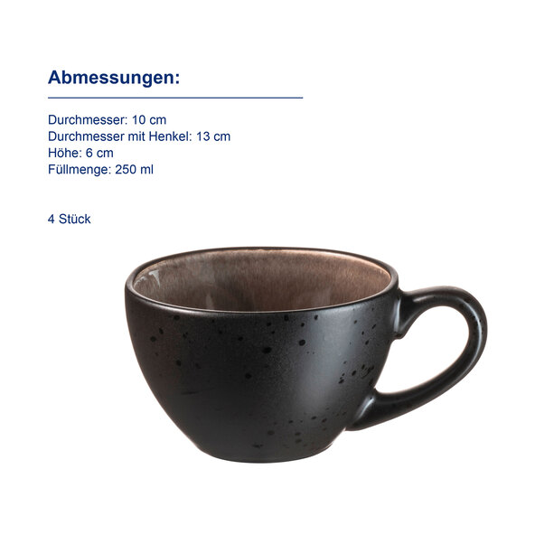 Kaffeetassenset Niara Organic, 8-tlg.