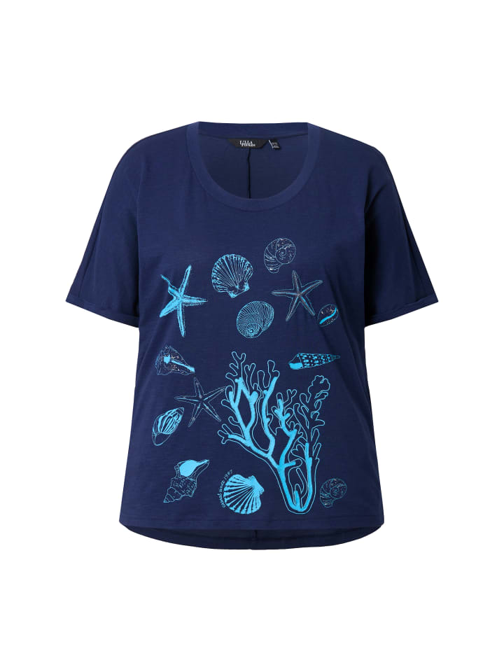 Ulla Popken Shirt in tintenblau günstig kaufen