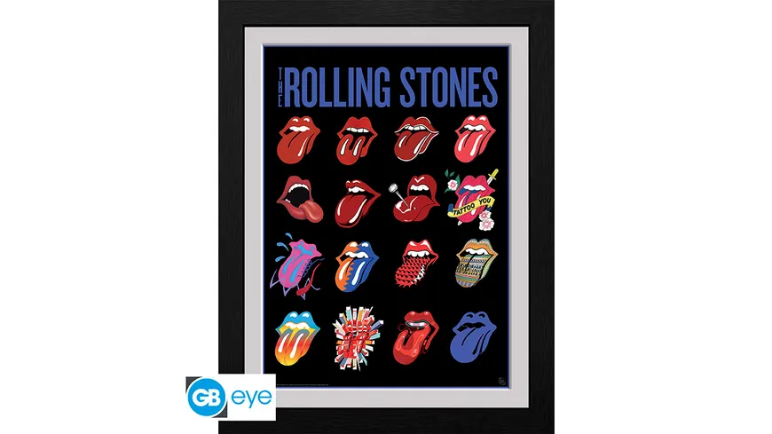 THE ROLLING STONES - Framed print 