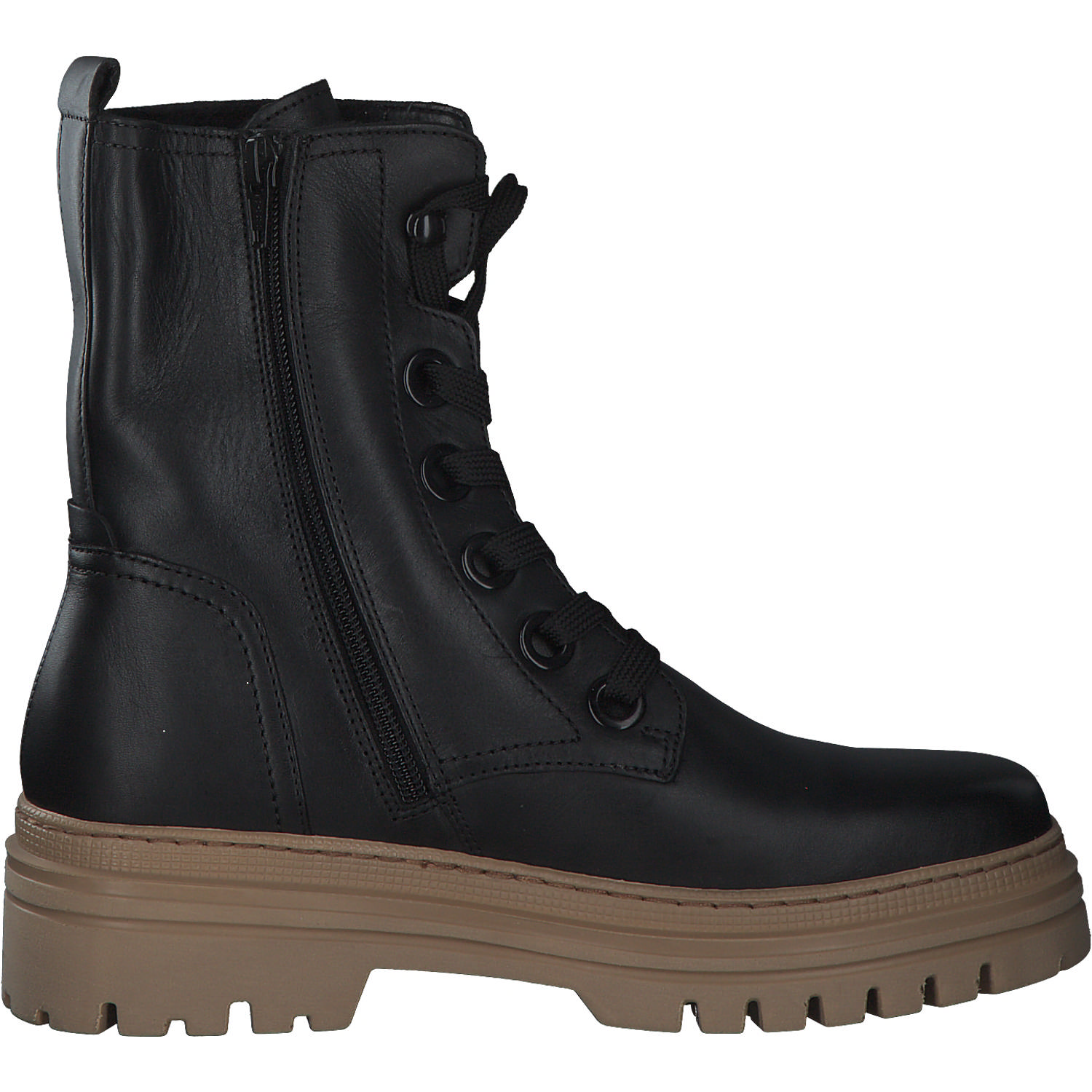 Gabor 91.721, Schnürstiefeletten, Damen, Schwarz