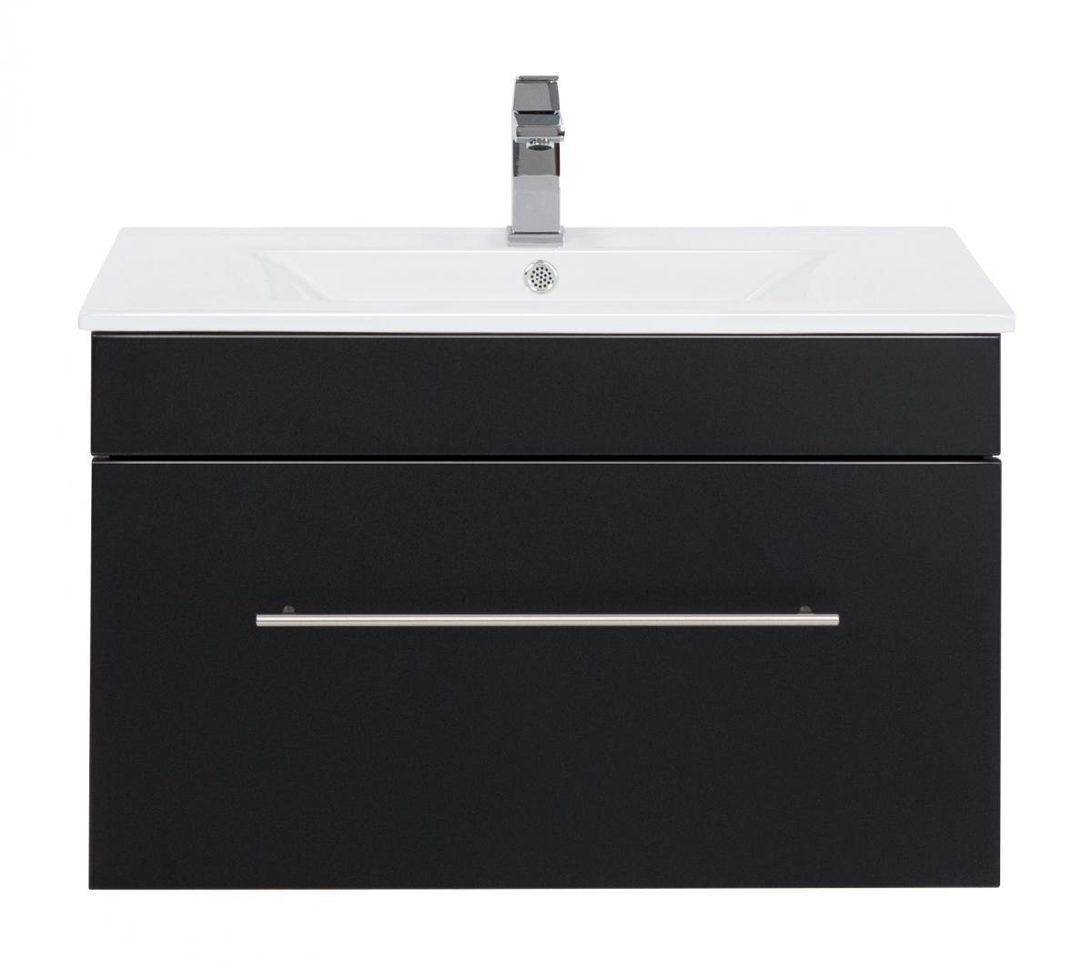 Posseik Badmöbel VIVA 75 schwarz