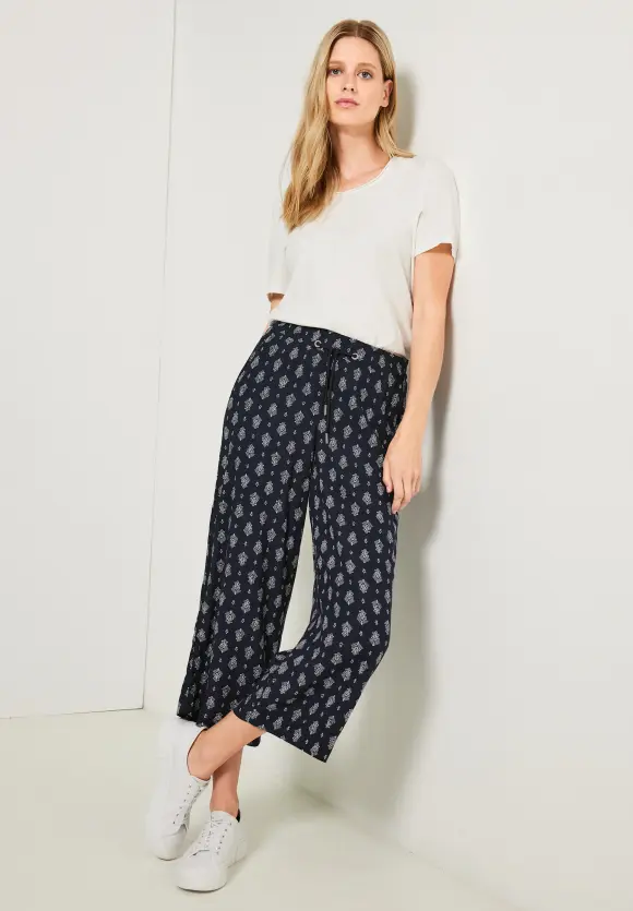 CECIL Casual Fit Hose mit Print