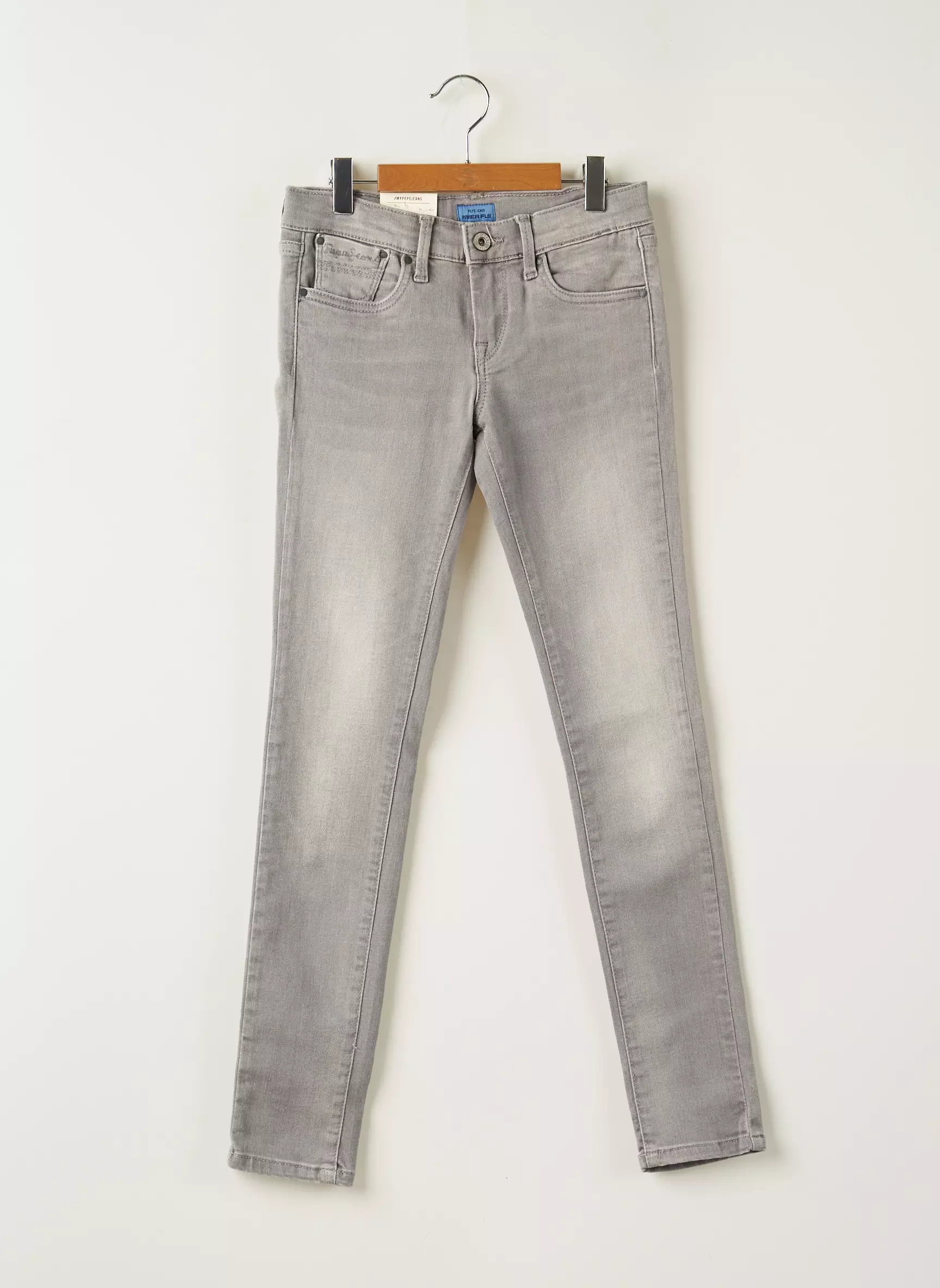 Pepe Jeans Jeans Coupe Slim Garcon couleur gris