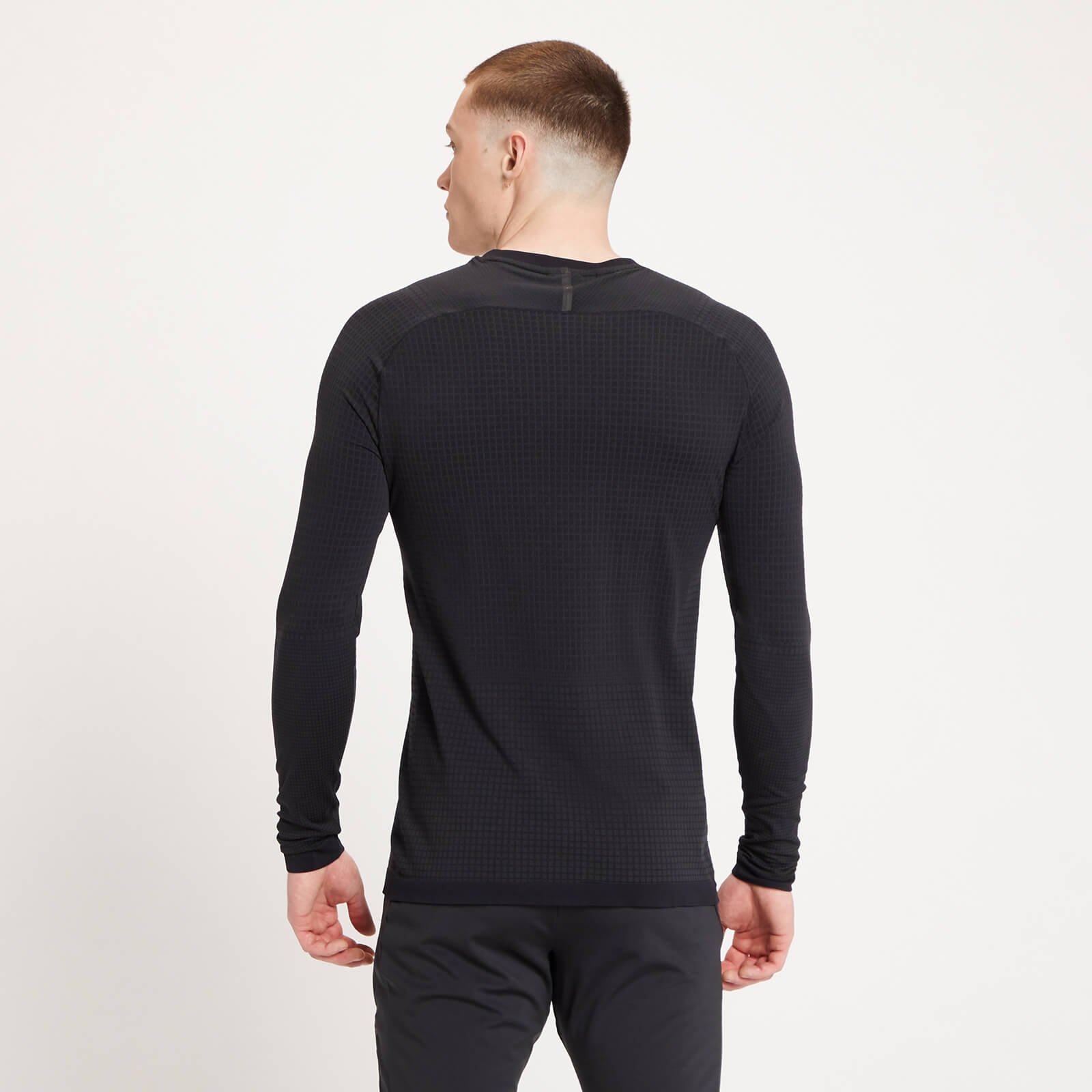 Haut sans coutures à manches longues MP Tempo Ultra pour hommes – Noir