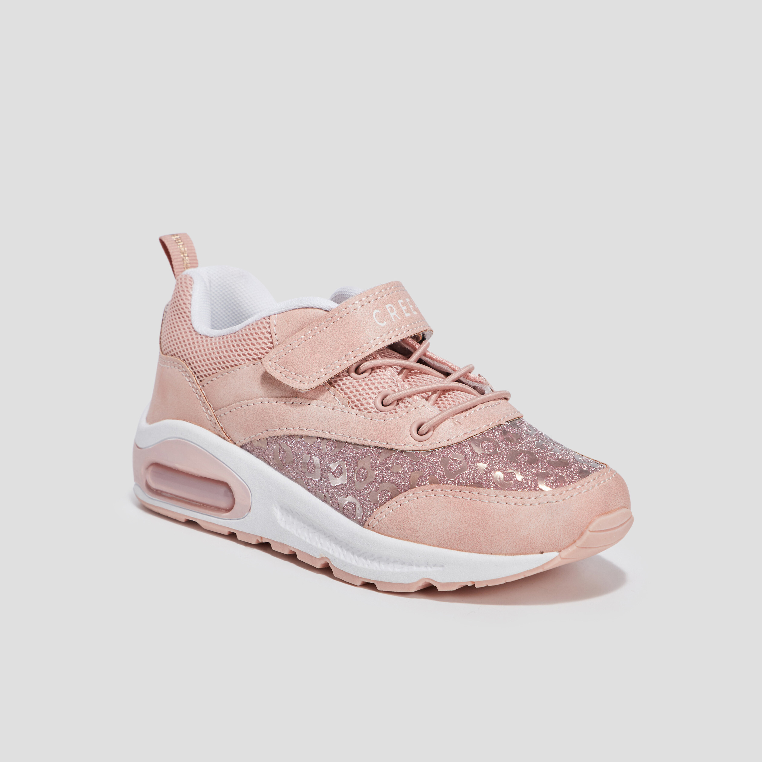 Runnings à lacets Creeks rose champagne fille | La Halle