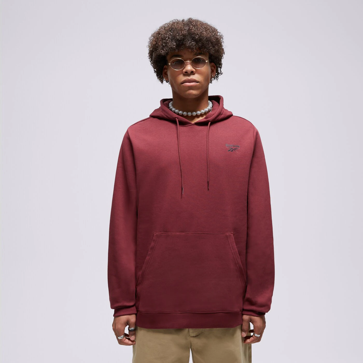 REEBOK SWEATSHIRT REEBOK ID FLEECE OTH Dunkelrot
