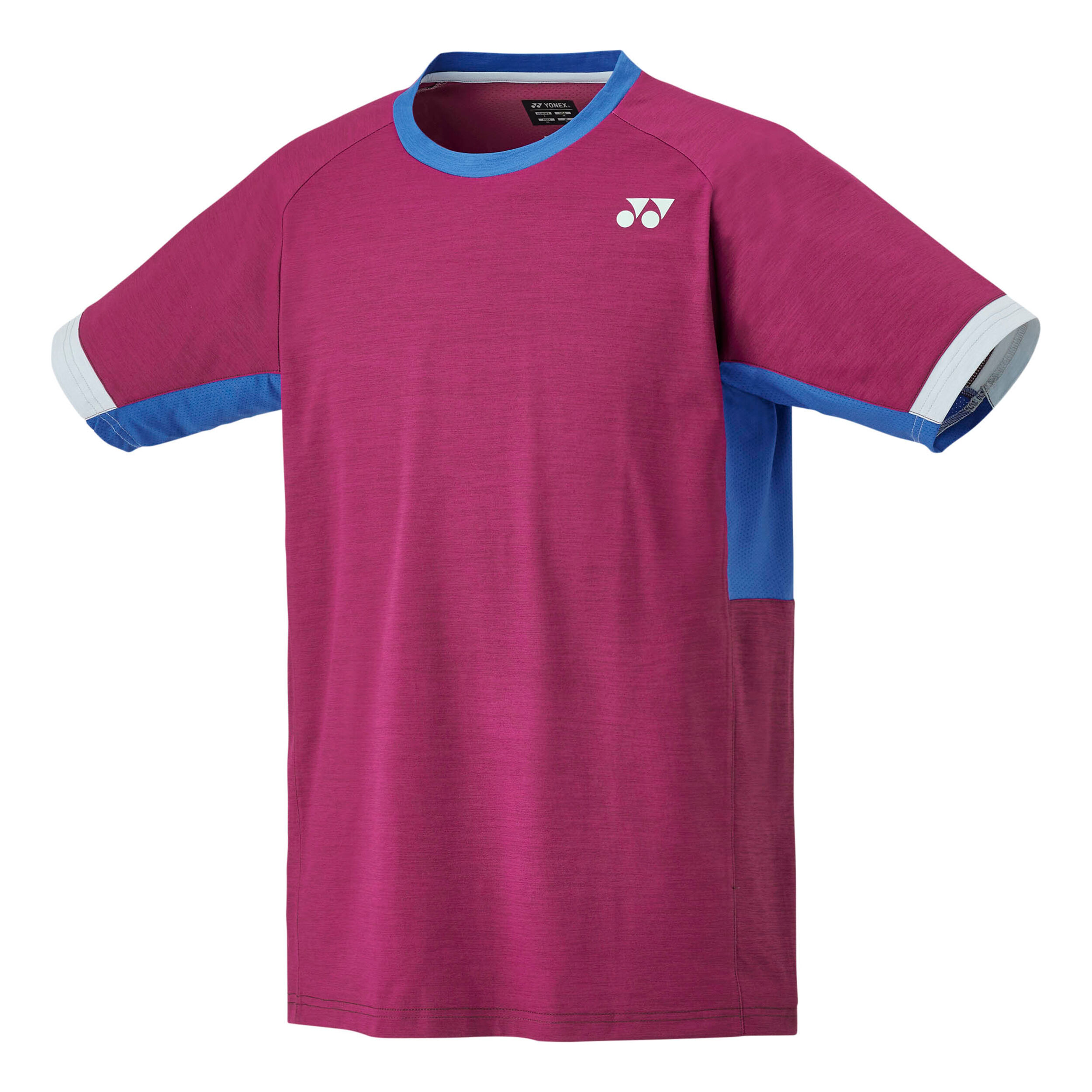 Crew Neck T-Shirt Herren - Weinrot