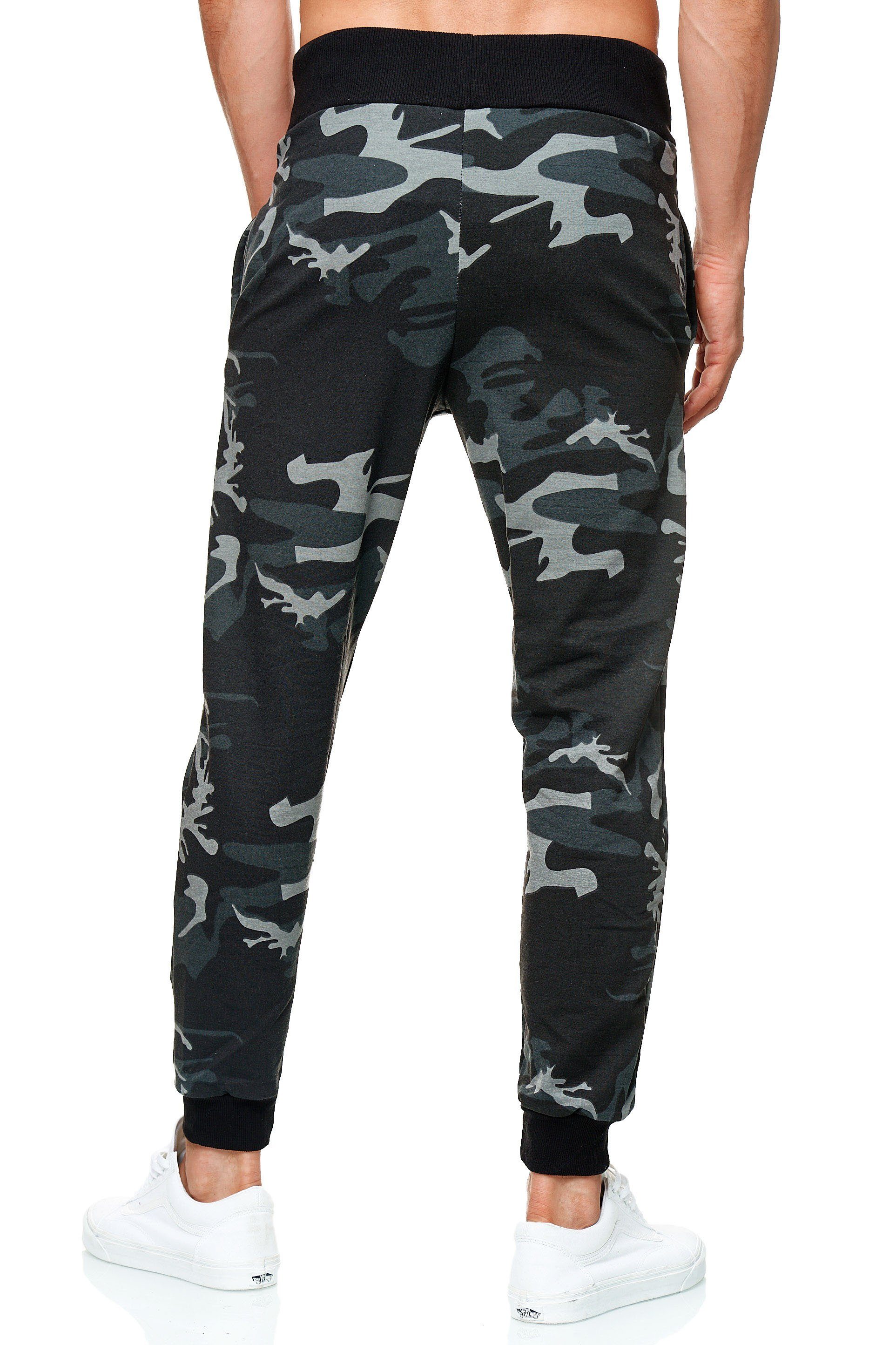 L.gonline Jogginghose Herren JoggingHOSE lang, Trainingshose Baumwolle, Sporthose mit (Sweatpants, 1-tlg) Fitness Freizeit Casual