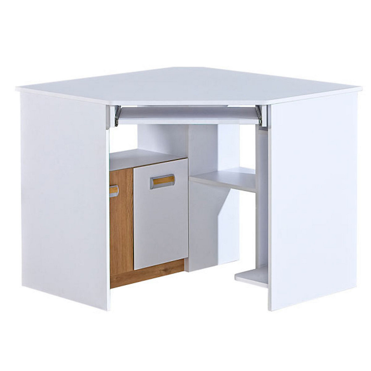 Eckschreibtisch Kinderschreibtisch Loreto 96,5x78x78cm Farbe wählbar