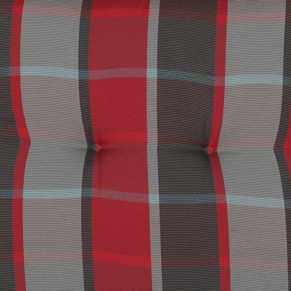Sesselauflage nieder rot/grau