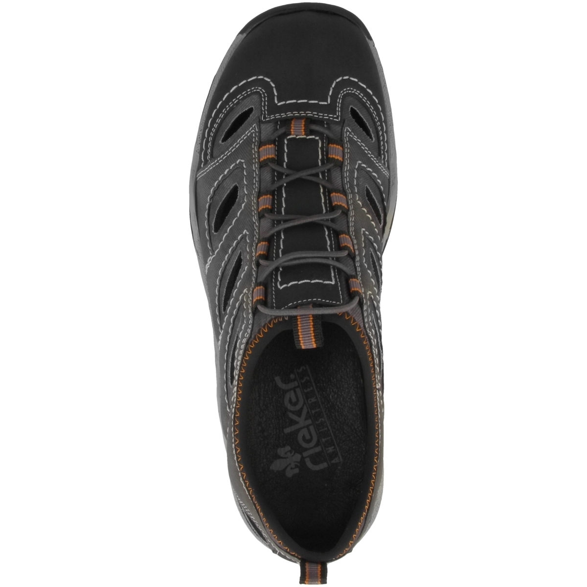 Rieker Oilybuk Slipper grau