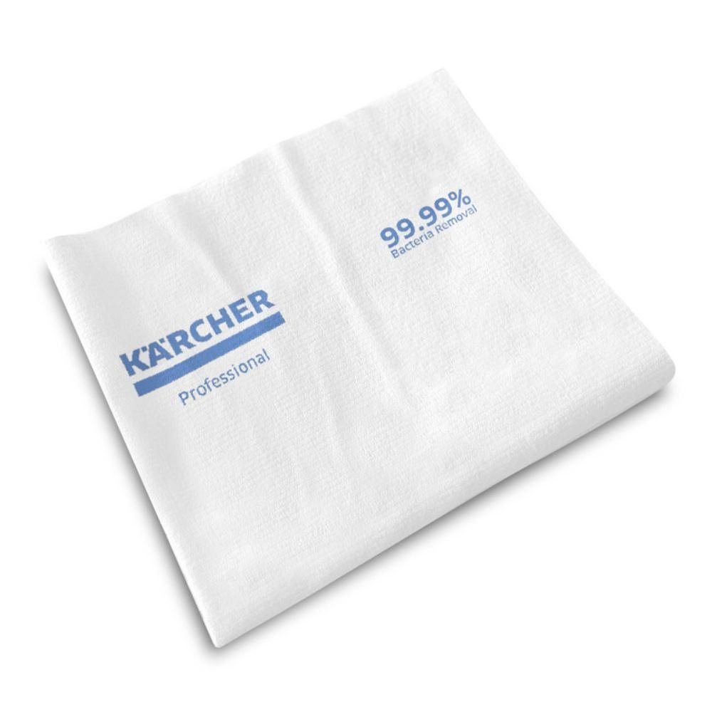 Kärcher Professional Dampfreiniger Einwegtuch Mikrofaser blau, 40er Pack