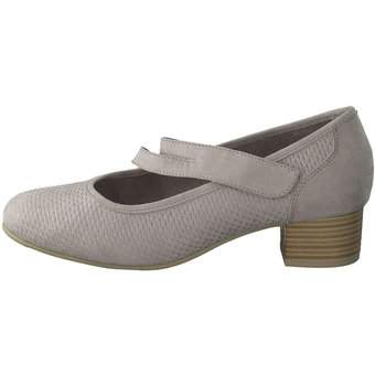 Jana Spangenpumps in grau
