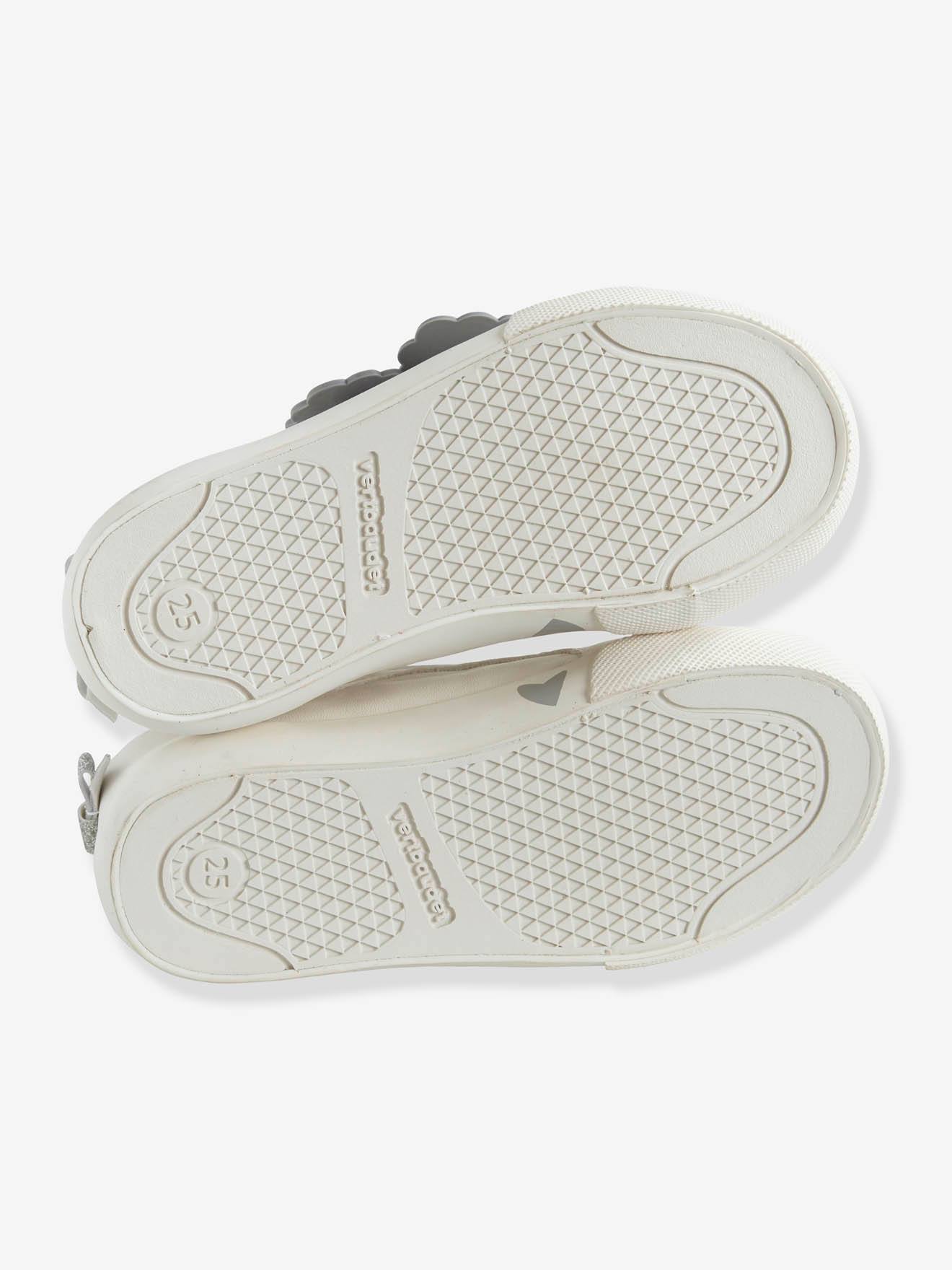 Tennis scratchées fille collection maternelle blanc
