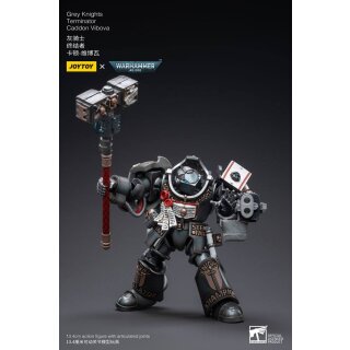 Warhammer 40k Actionfigur 1/18 Grey Knights Terminator Caddon Vibova 13 cm