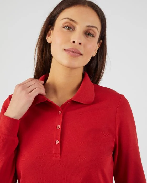 Polo maille piquée