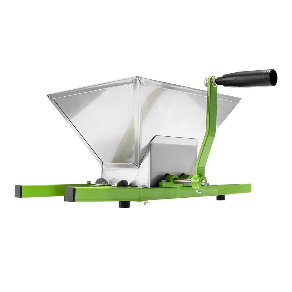 UISEBRT Obstpresse Obstmühle Obsthäcksler, Manuell Obstmuser 7L Edelstahl