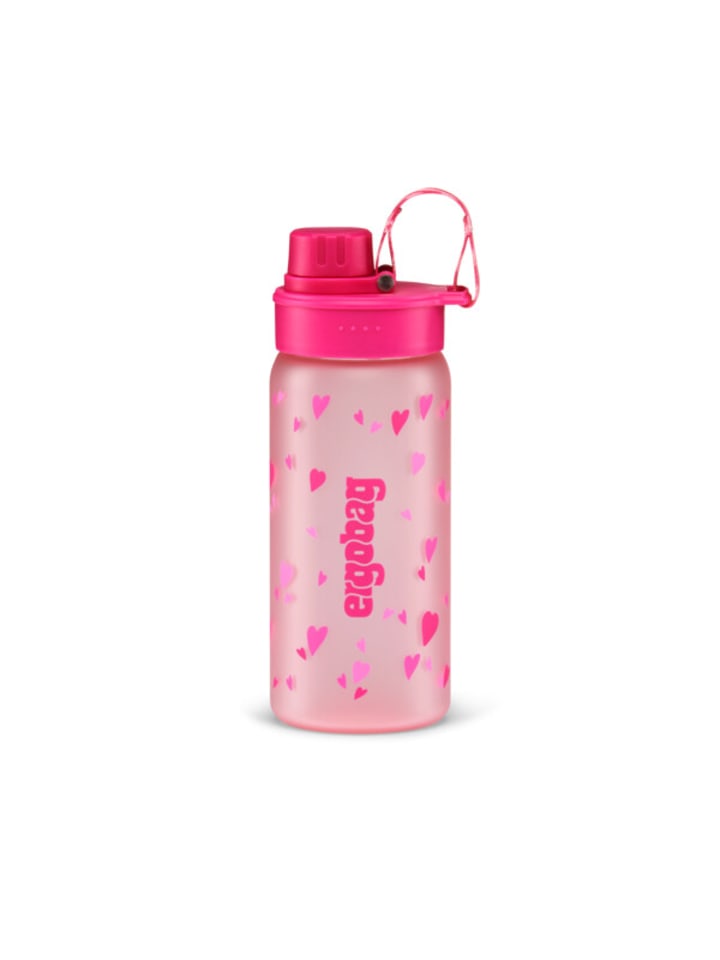 Ergobag Trinkflasche Herzen in rosa günstig kaufen onesize