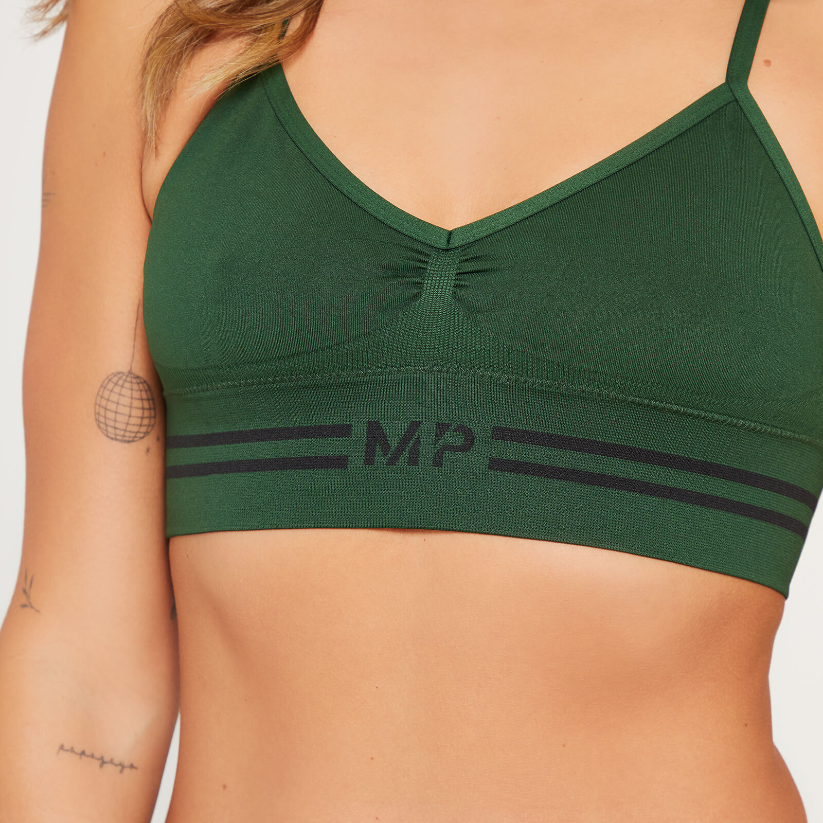 Brassière sans coutures MP pour femmes – Vert foncé