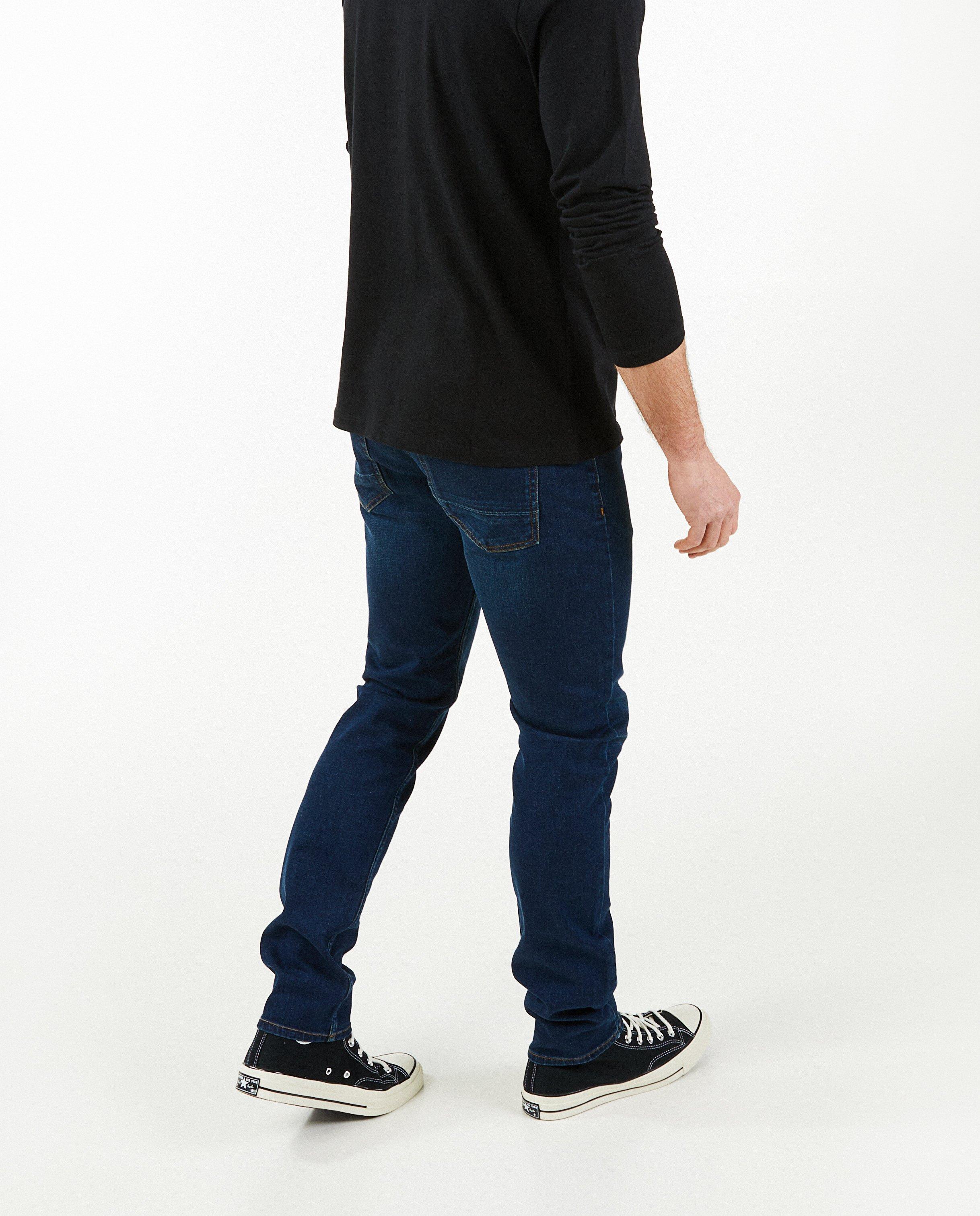 Quarterback Mörkblå slim fit jeans Smith mörkblå