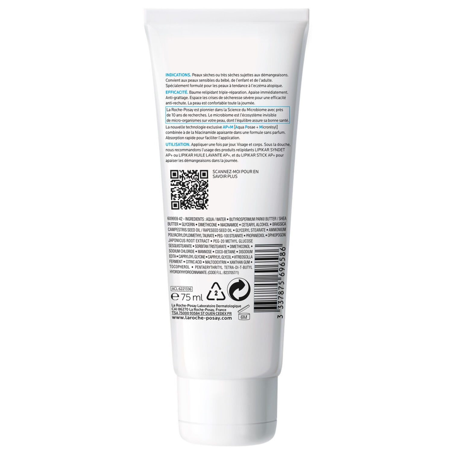 la roche-posay Lipikar Baume AP+M Baume Relipidant triple-Réparation