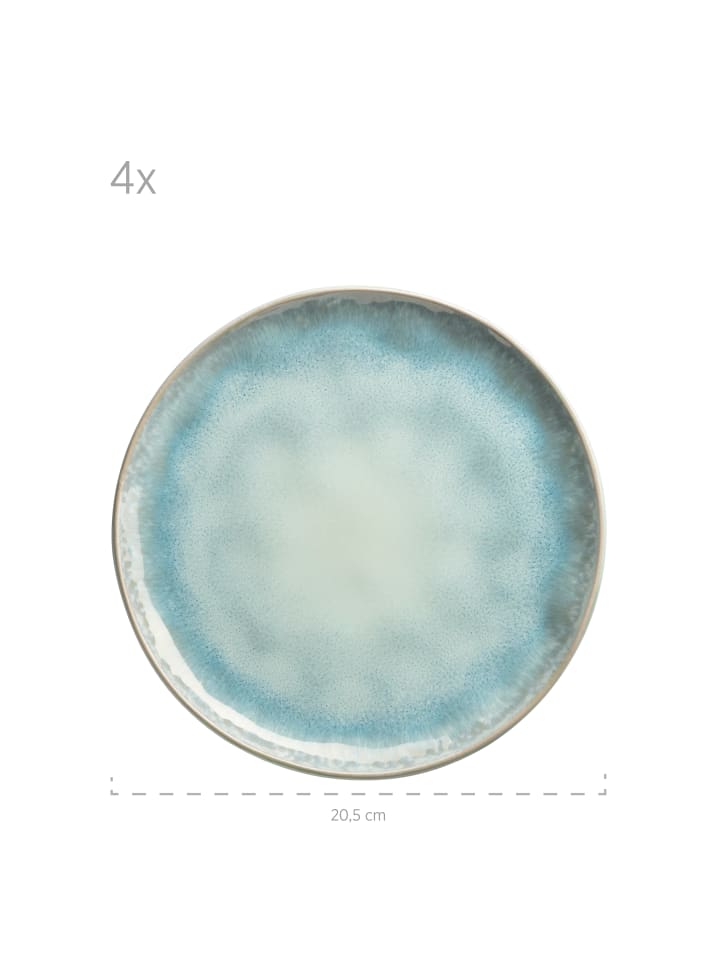 Mäser Kombiservice, Steinzeug Frozen in Grün günstig kaufen onesize