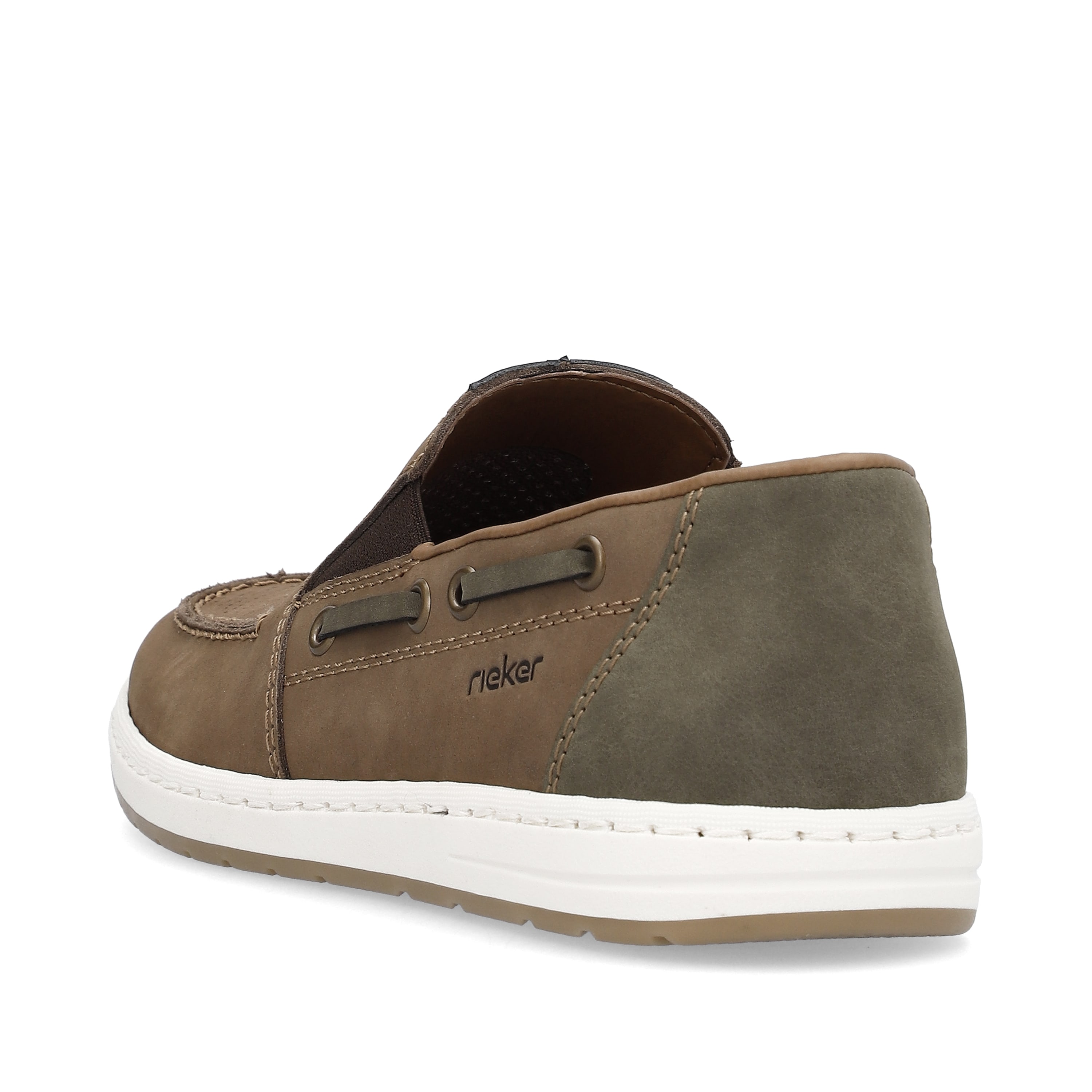 Rieker Herren Slipper braungrau
