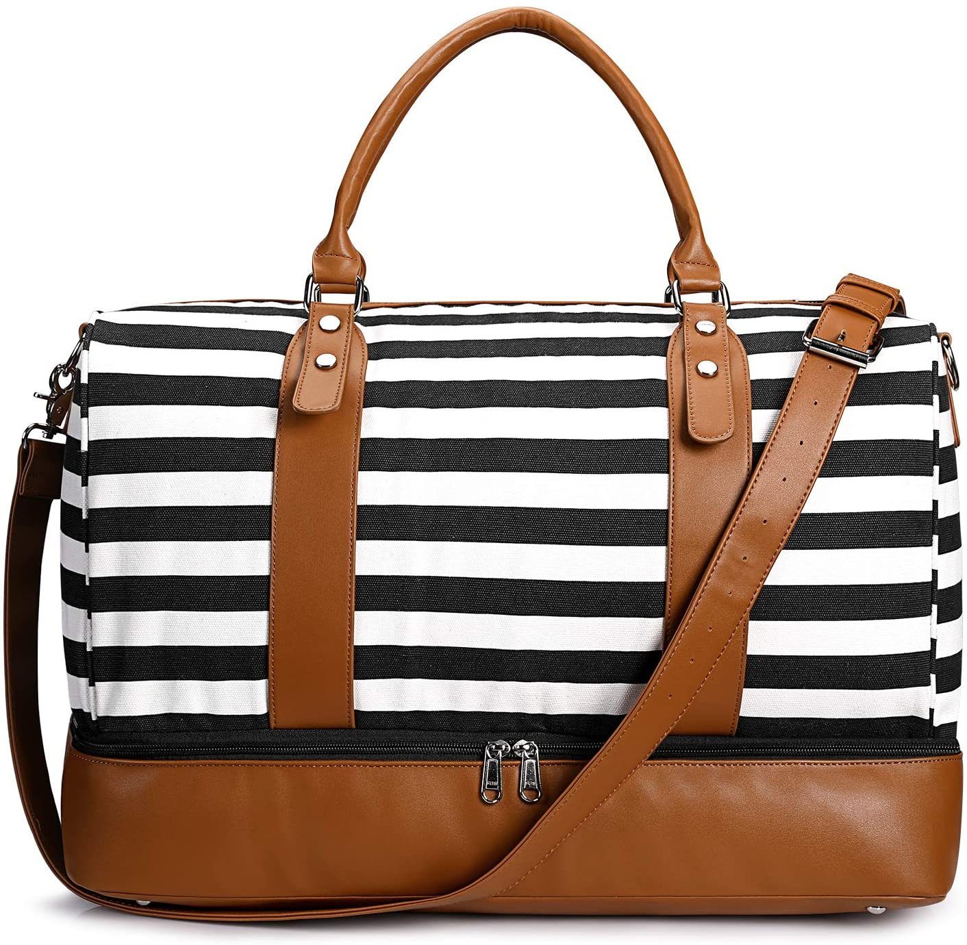 S-ZONE Reisetasche (1-tlg), Fitness-Freizeit-Sport- Reisetasche mit Schuhfach