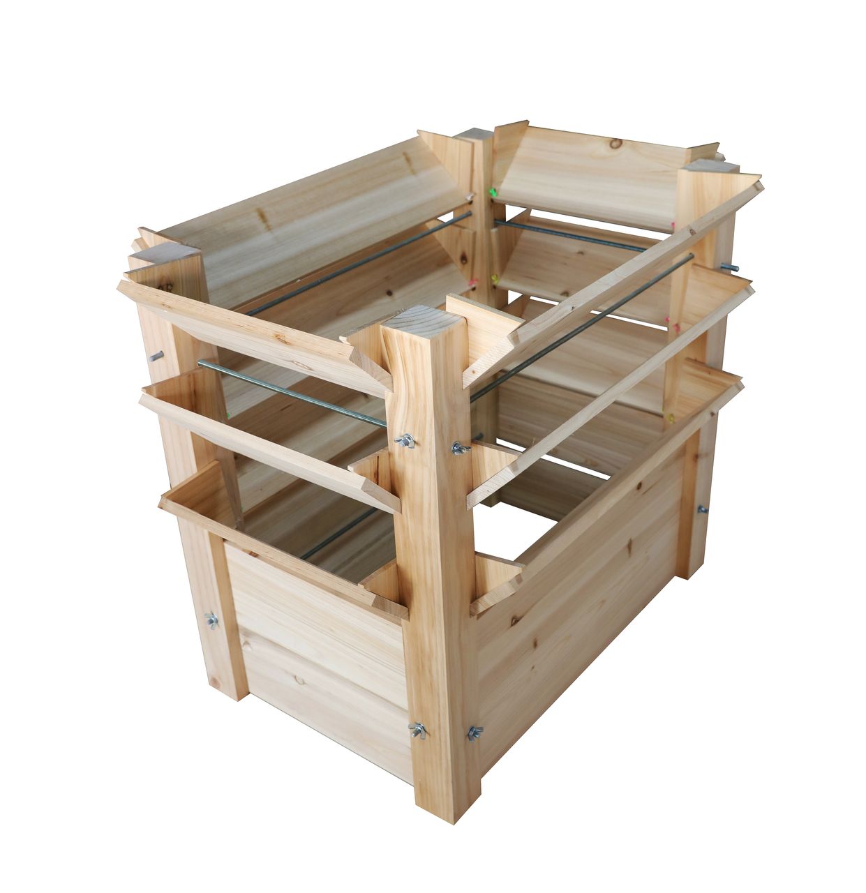 Powertec Garden Hochbeet aus Naturholz - XL