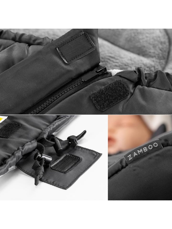 Zamboo Winter Fußsack Deluxe in schwarz günstig kaufen onesize