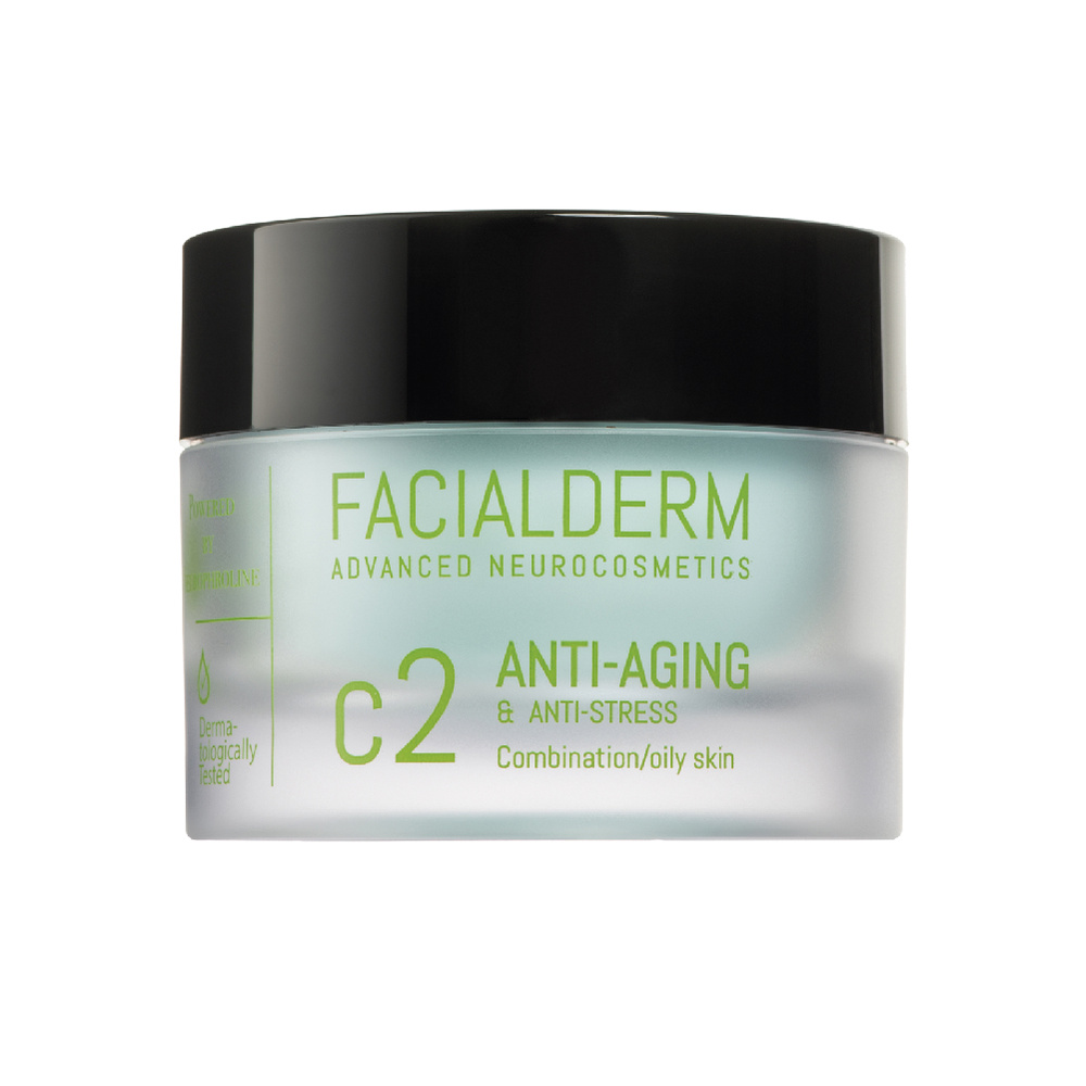 facialderm FACIALDERM FACE CREAM ANTIAGE & OIL CONTROL & ANTISTRESS cream