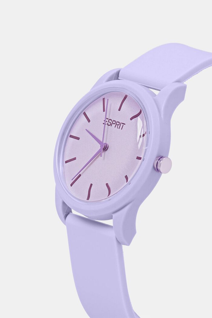 Farbige Uhr mit Gummiarmband