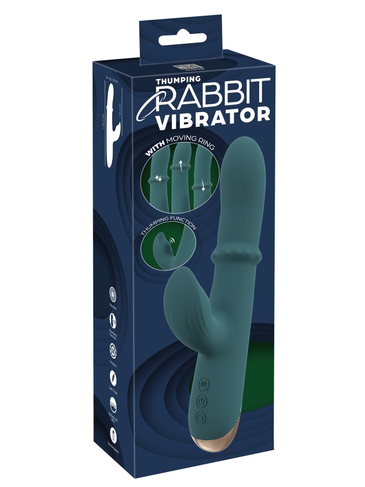 You2Toys Rabbitvibrator Thumping Rabbit Vibrator in grün günstig kaufen 22,5