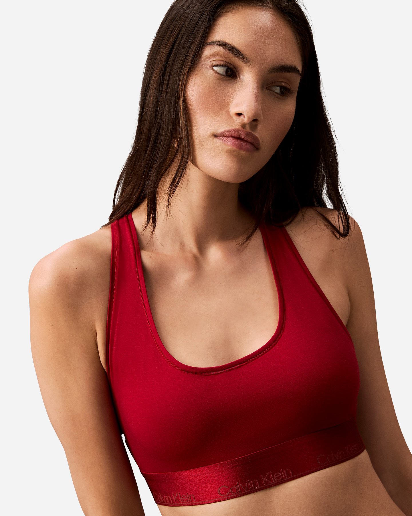 Sutien sport fără căptușeală Intimo Calvin Klein W 000QF7990E-XLL