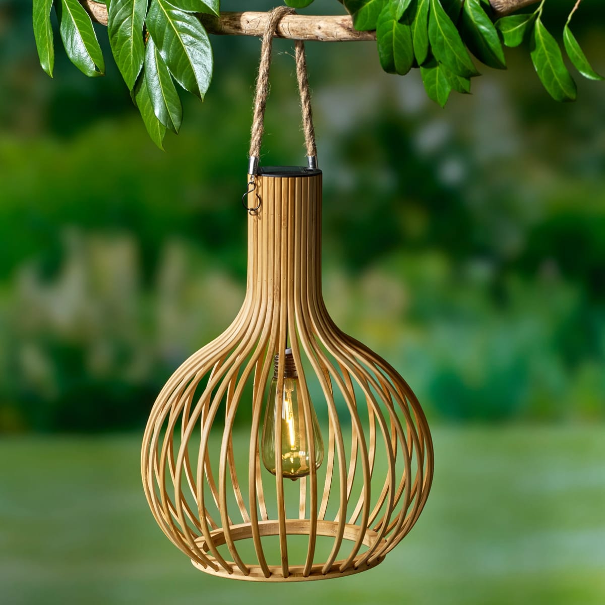 Solar-Outdoorleuchte zum Hängen, (40 cm), 1 St