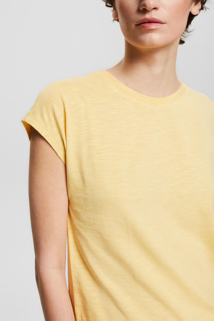 Basic-T-Shirt aus Bio-Baumwoll-Mix