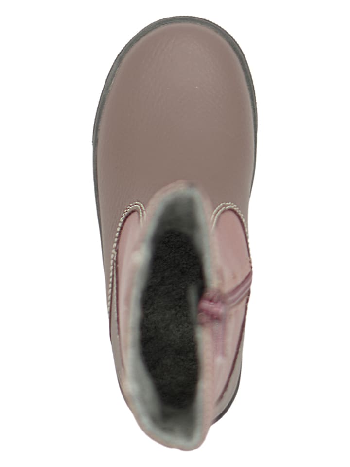 lamino Leder-Boots in Mauve günstig kaufen