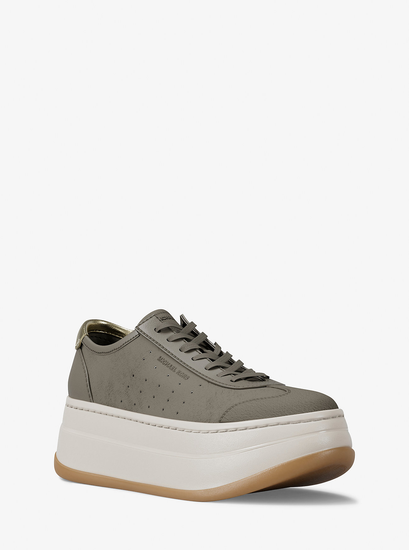 Sneakers con plateau in pelle Hayes - BIRCH