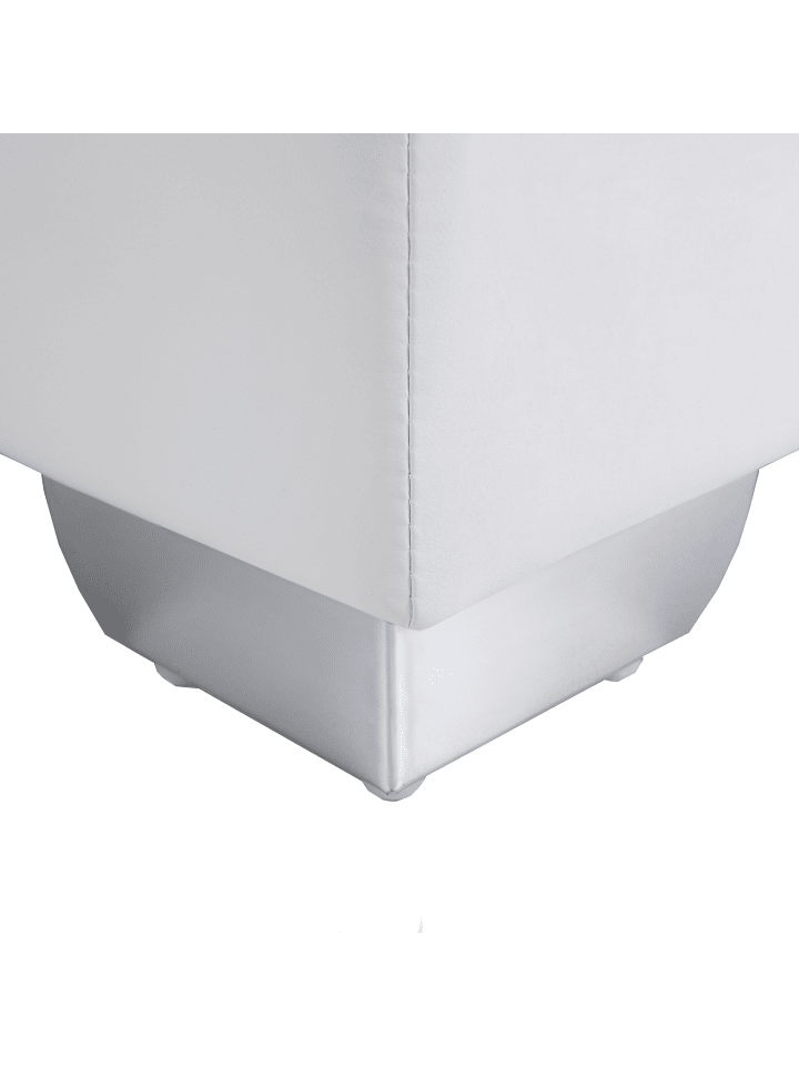 Beliani Doppelbett PRESIDENT in Weiß/Schwarz - (W) 170 x (H) 90 x (L) 210 cm günstig kaufen onesize