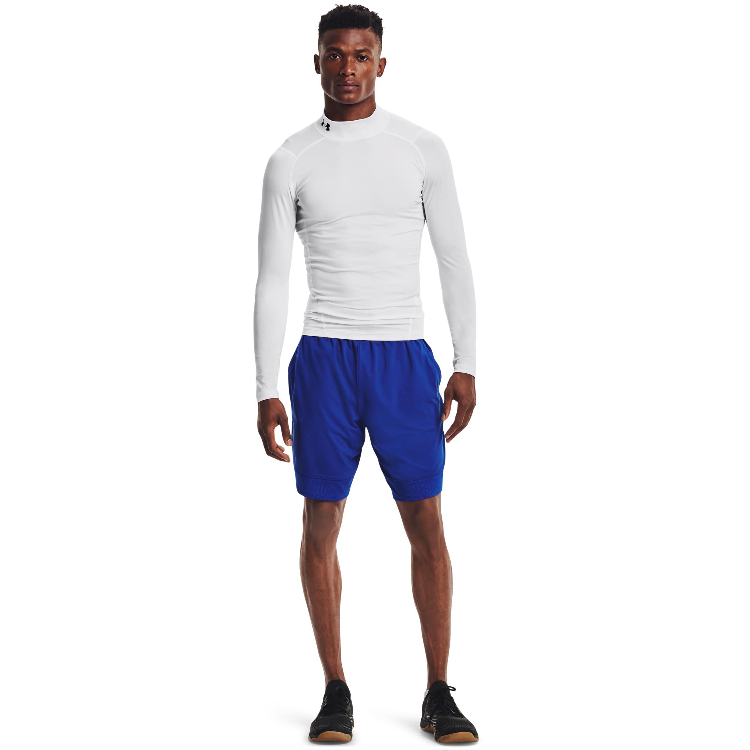 Heatgear Comp Mock Longsleeve Herren - Weiß