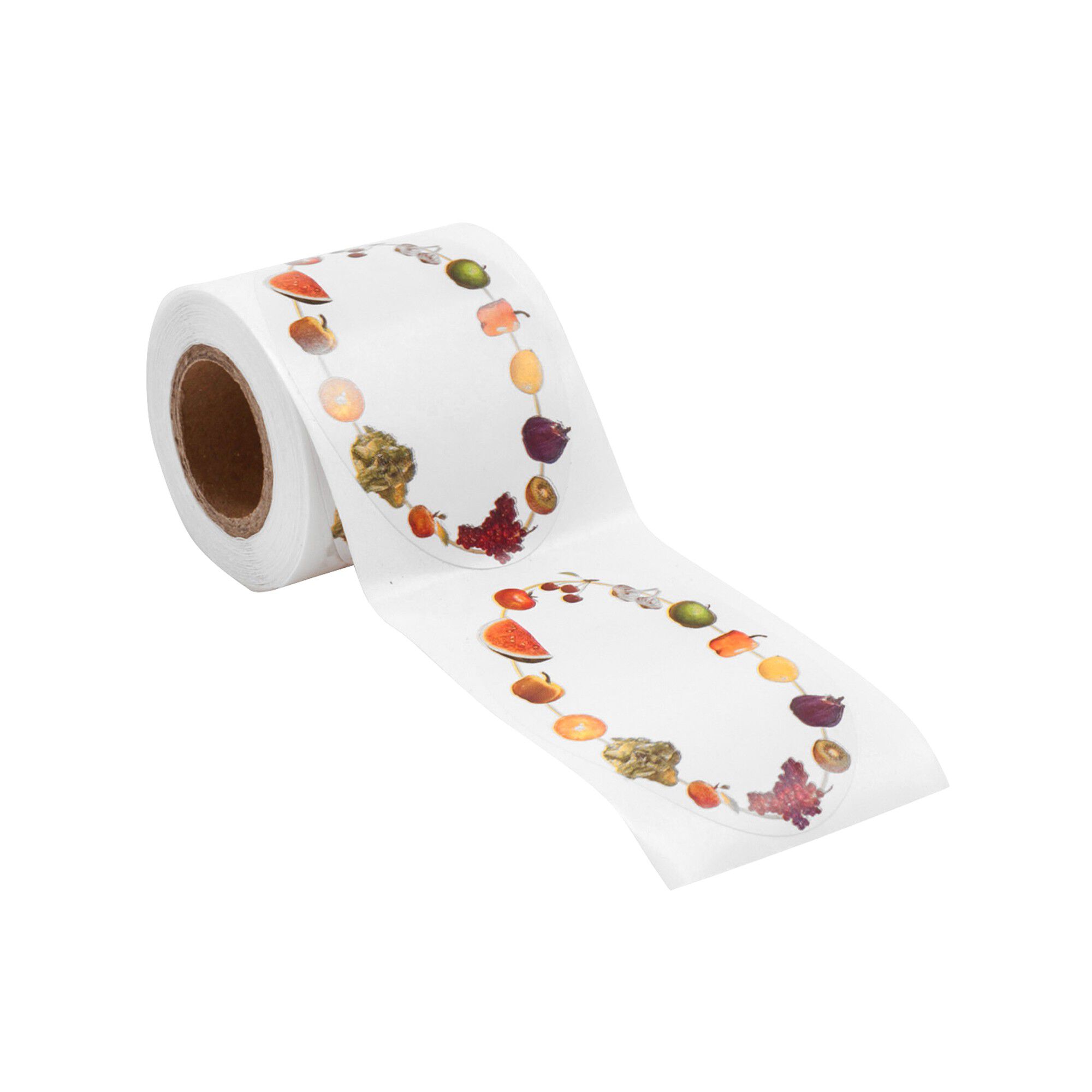 Etiquette de cuisine motif fruits
