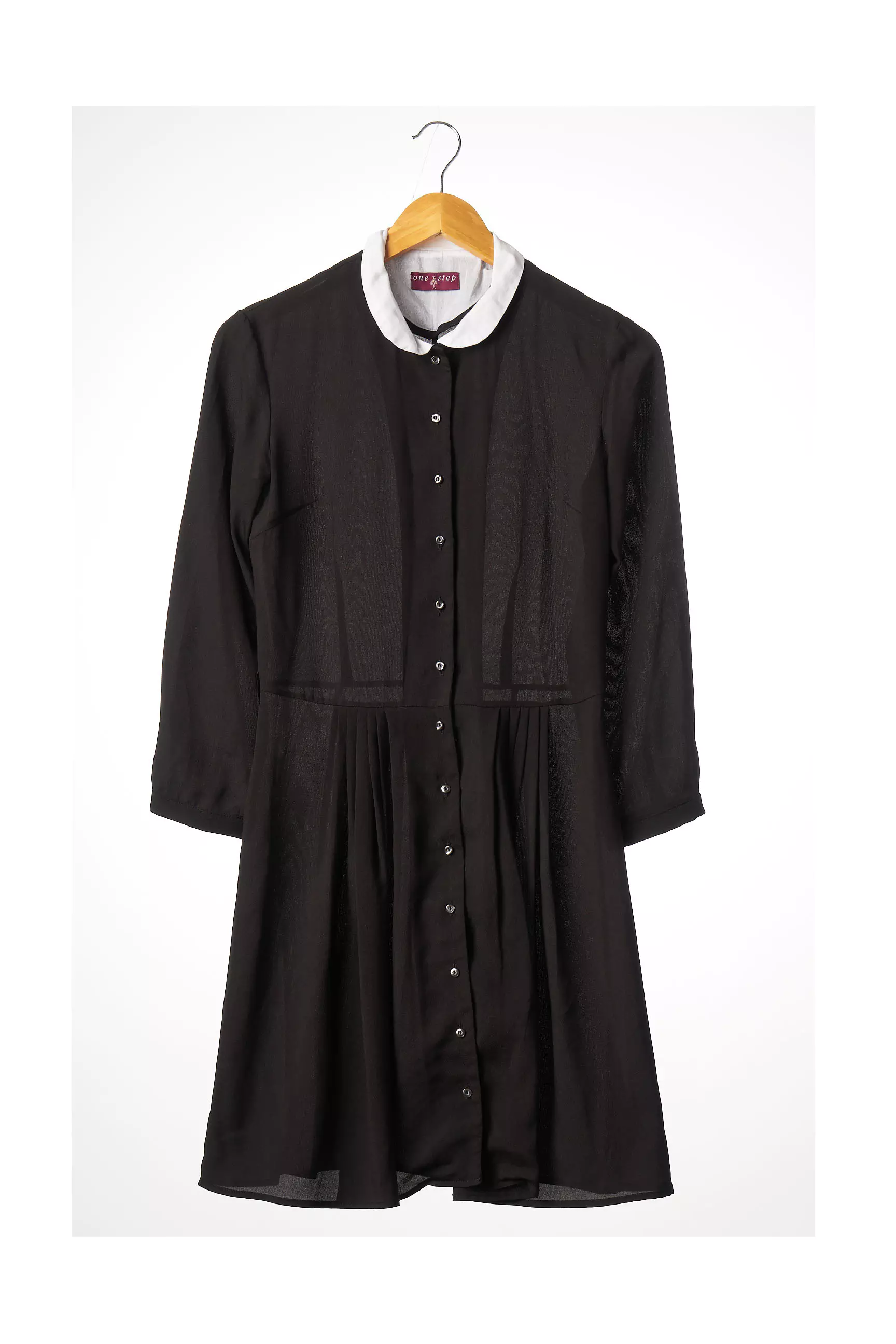 One Step Robes Mi Longues Femme couleur noir