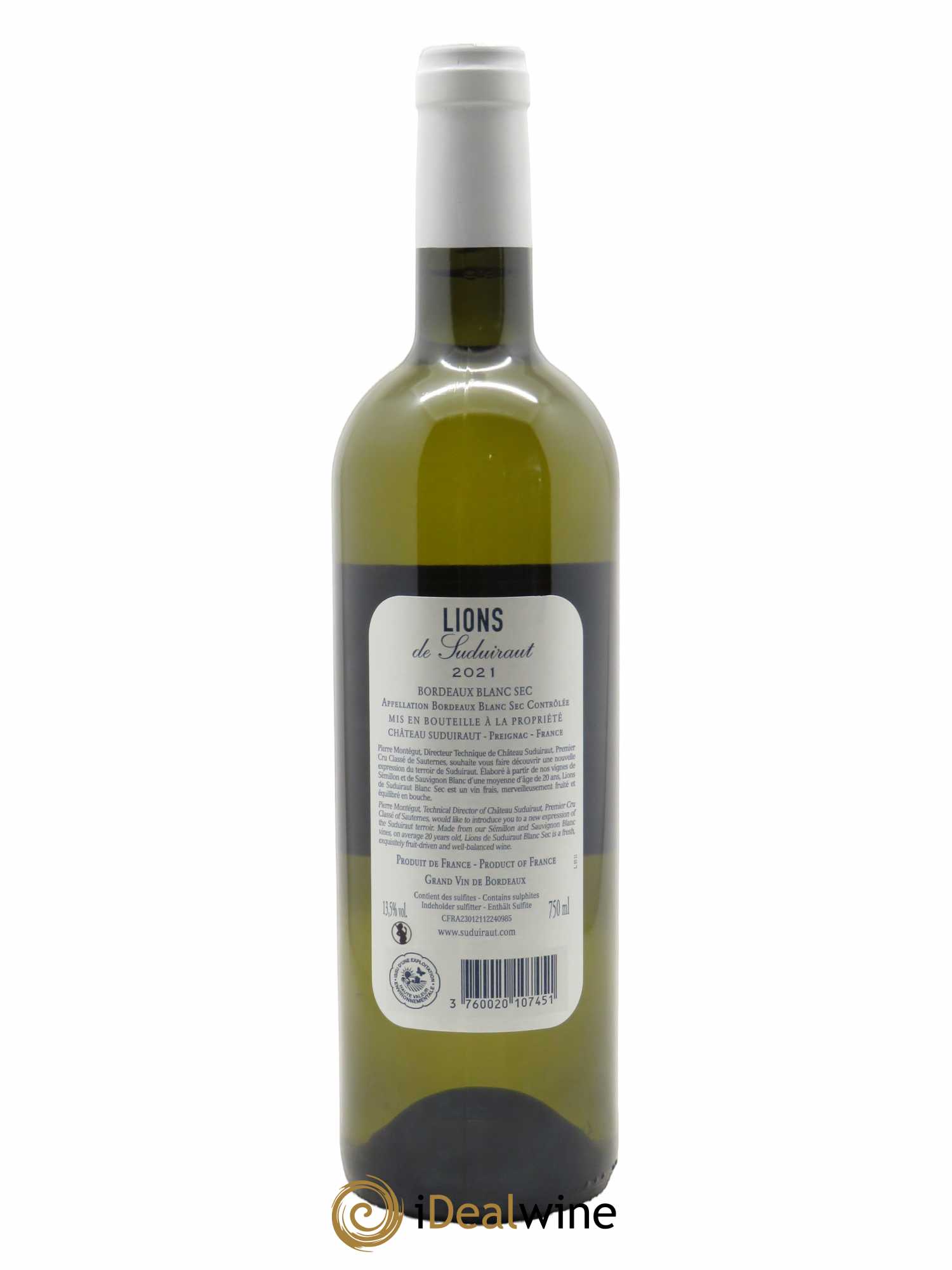 Lions de Suduiraut  2021 - Lot de 1 Bouteille