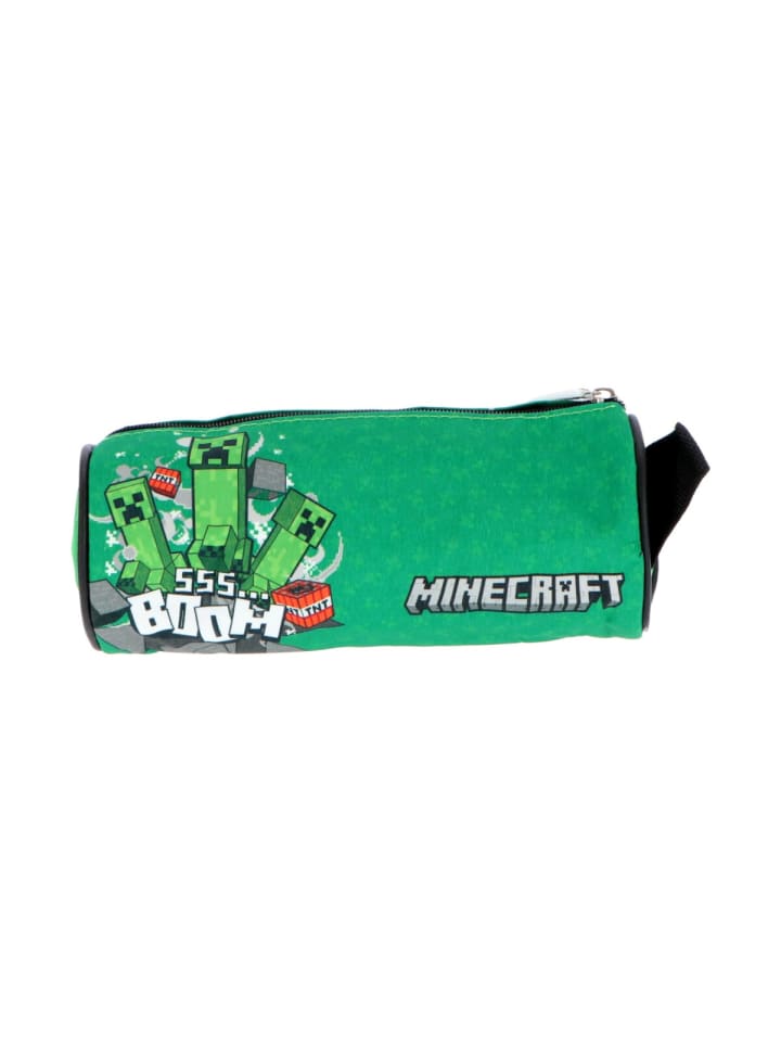 Minecraft Minecraft Stifteetui – Stylische Federmappe für echte Gamer in Grün günstig kaufen onesize
