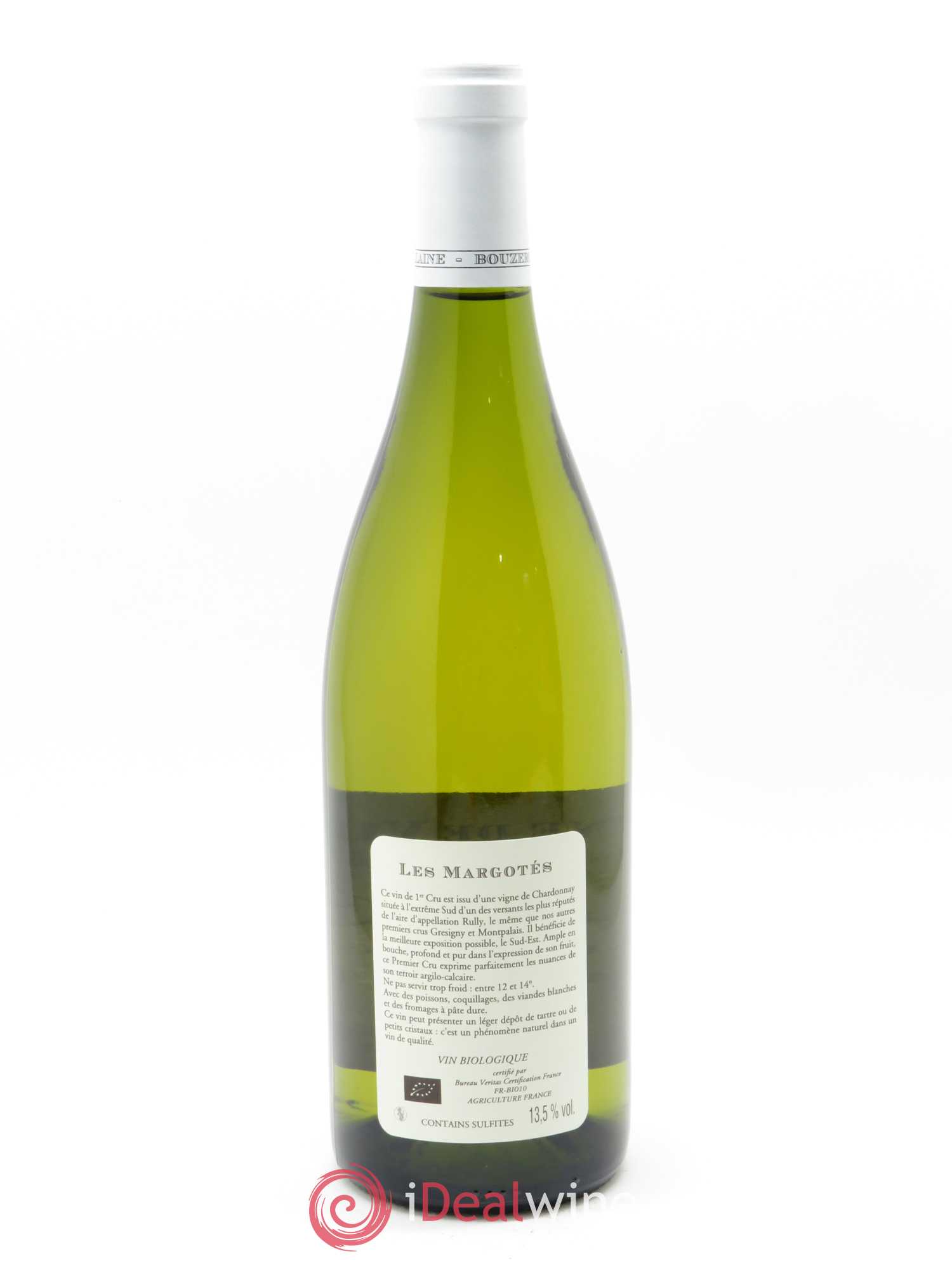 Rully 1er Cru Les Margotés Domaine de Villaine  2017 - Lot de 1 Bouteille