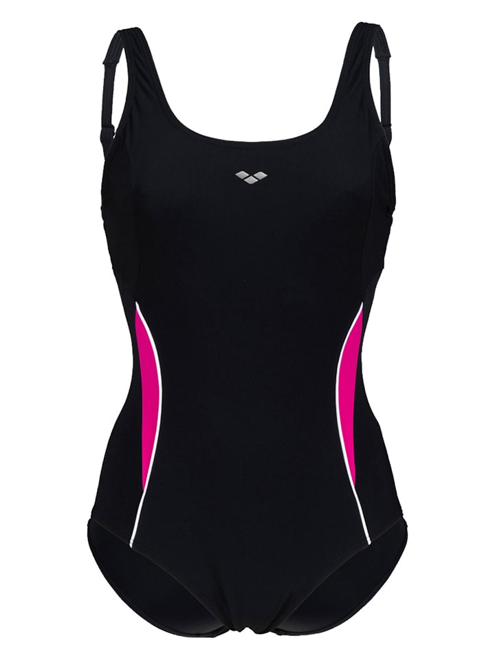 Arena Shape-Badeanzug in Schwarz/ Pink günstig kaufen