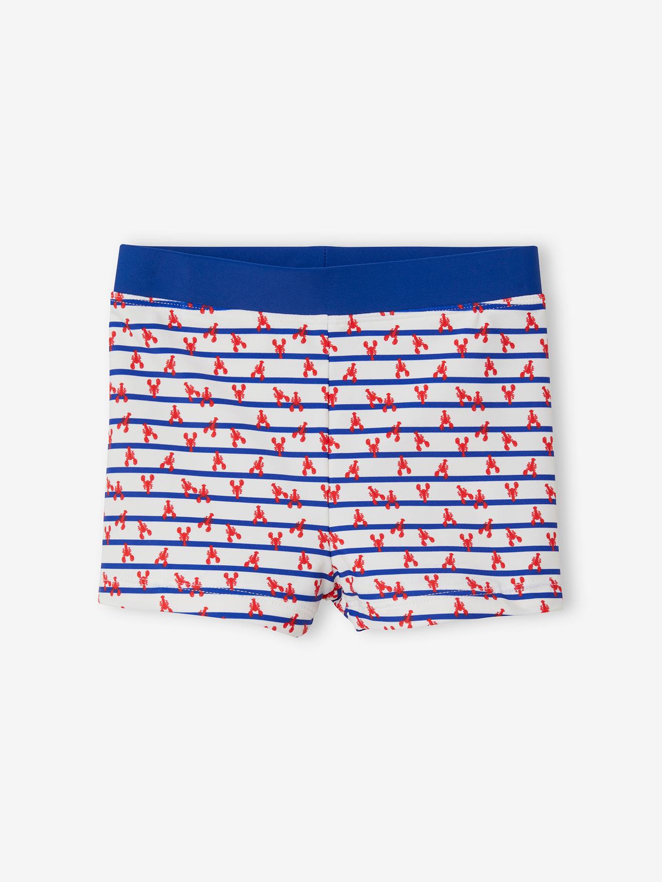 Vertbaudet 2er-Pack Jungen Badehosen, bedruckt Oeko-Tex - pack blau