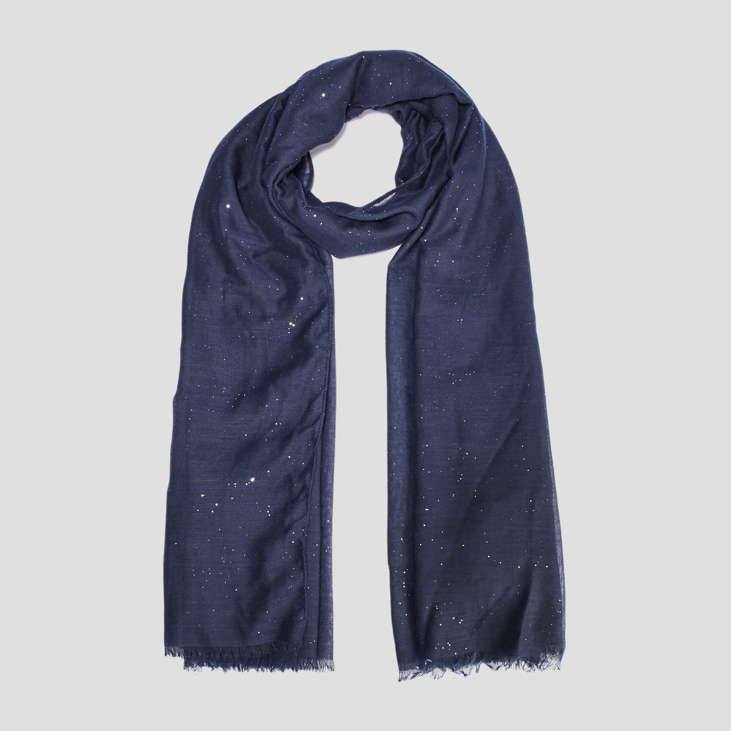 Foulard bleu marine femme | La Halle
