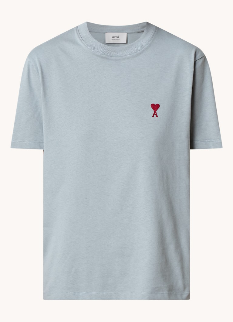 Tricou AMI Paris din bumbac organic cu logo