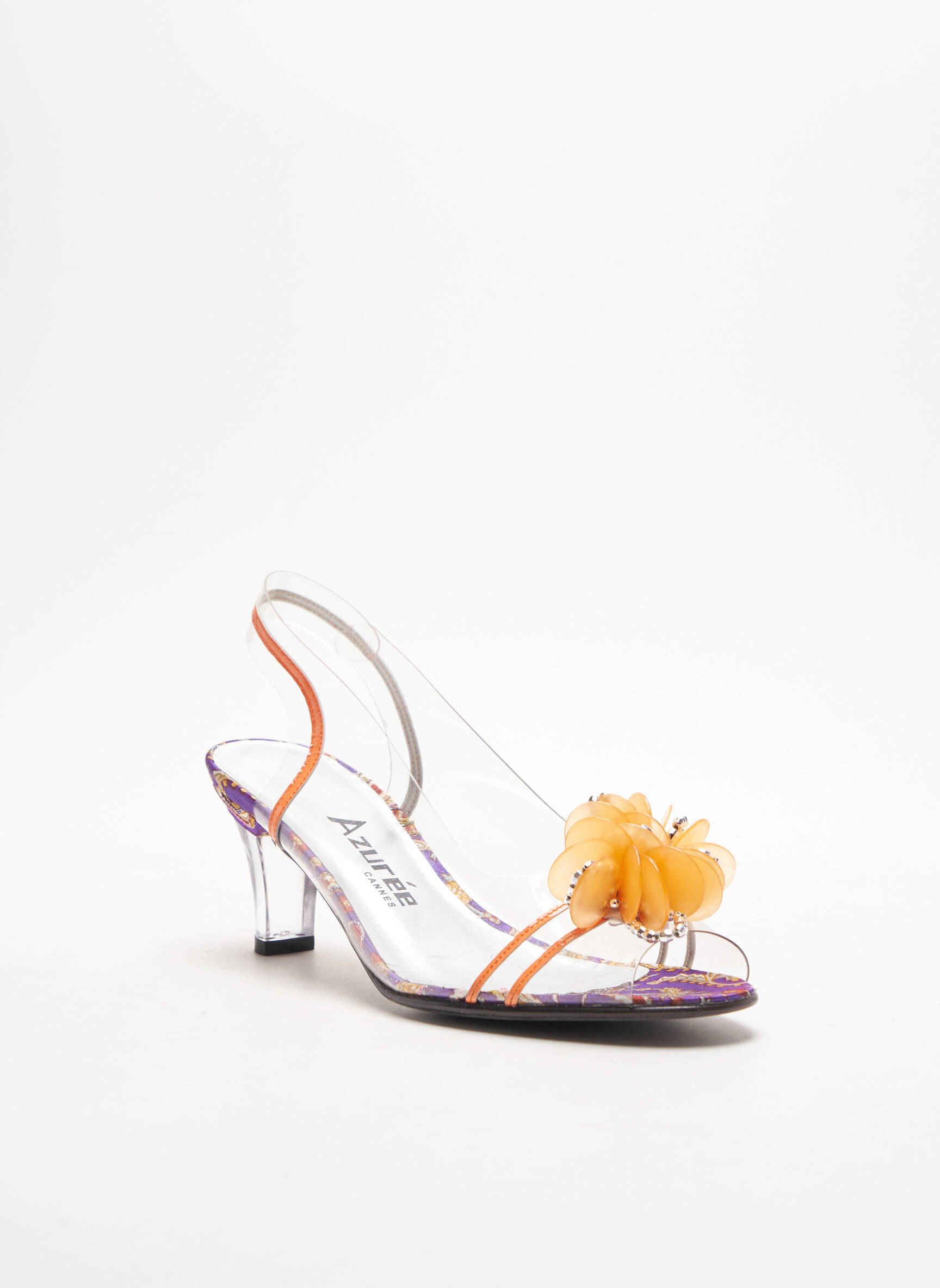 Azuree Sandales Nu Pieds Femme couleur violet